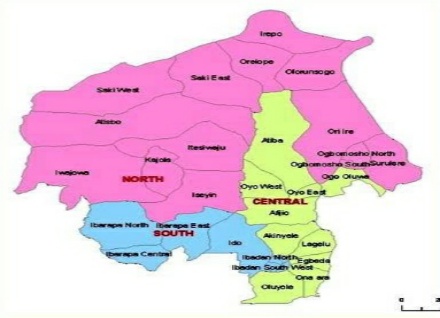  map of oyo state