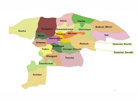 map of sokoto state