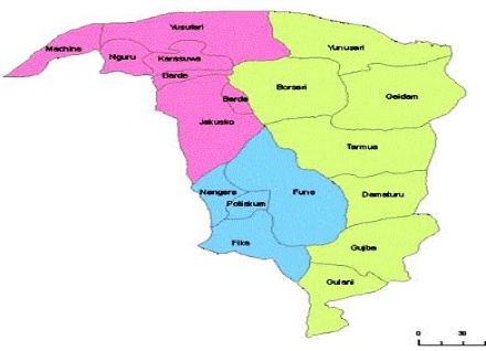 map of yobe state