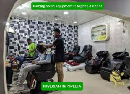 Barbing Salon Equipment in Nigeria & prices