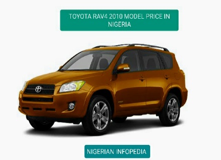 Toyota RAV4 2010 price in Nigeria