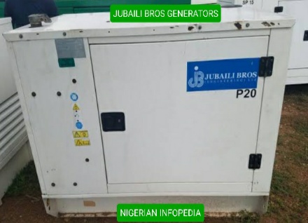 Jubaili Bros Generators in Nigeria