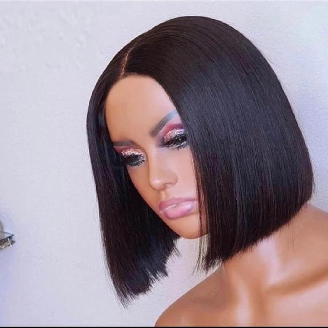 blunt cut wig