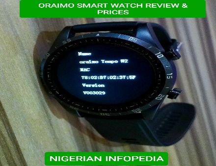 oraimo smart watch prices