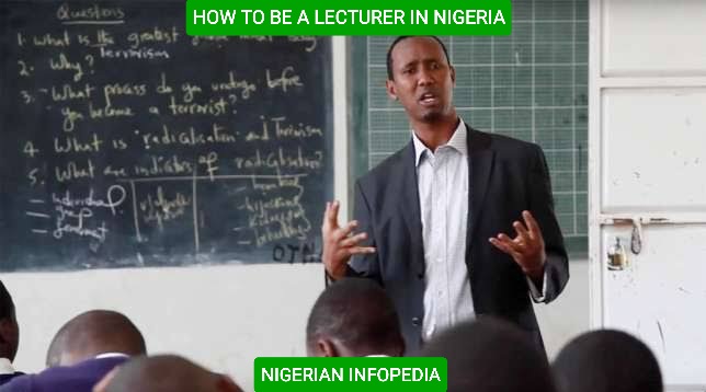 become a lecturer in nigerian university