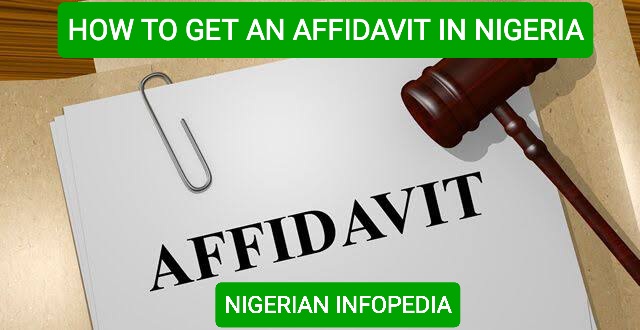 affidavit in nigeria