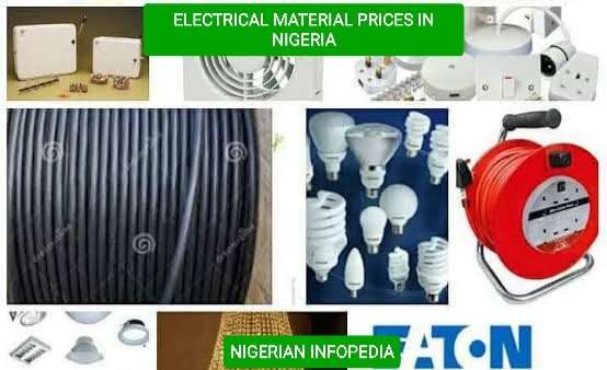 electrical materials prices in Ngeria