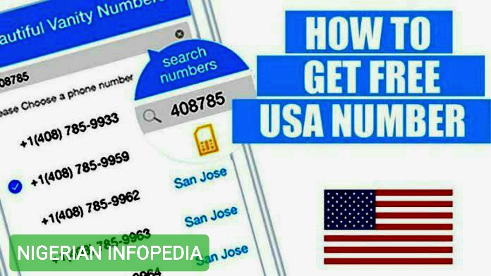 USA number in Nigeria
