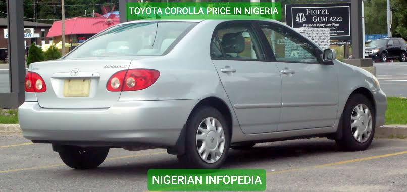 toyota corolla price in Nigeria