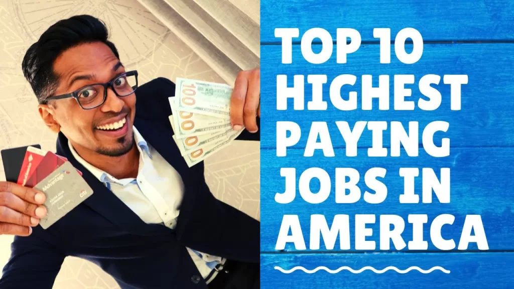 highest paying jobs in america