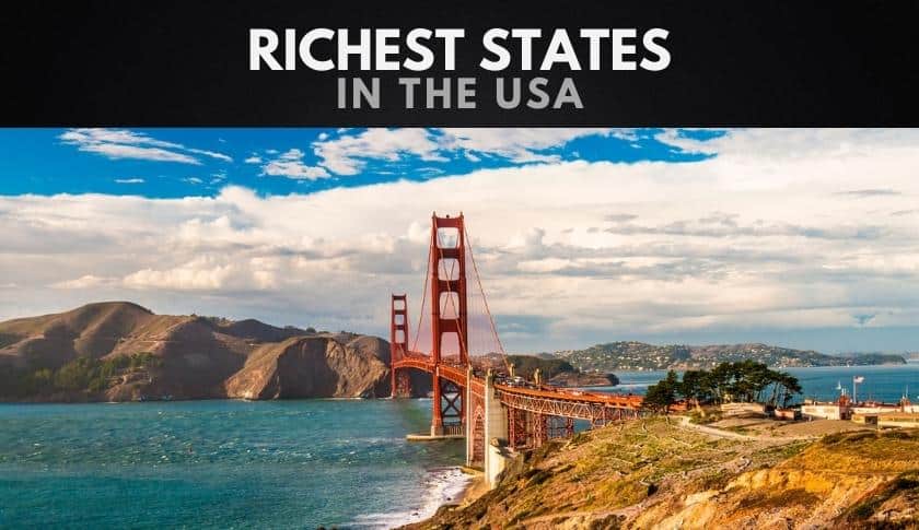 richest states in the us