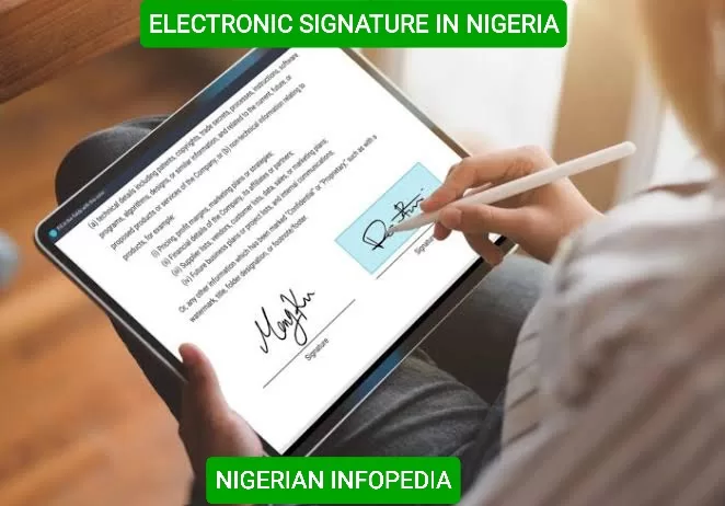 electronic signature in Nigeria