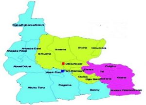 map of rivers state showing local government areas – Nigerian Infopedia