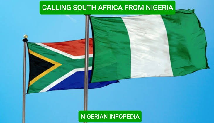 calling south africa from nigeria