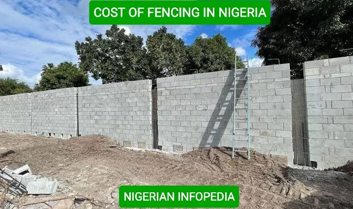 cost of fencing a land in Nigeria